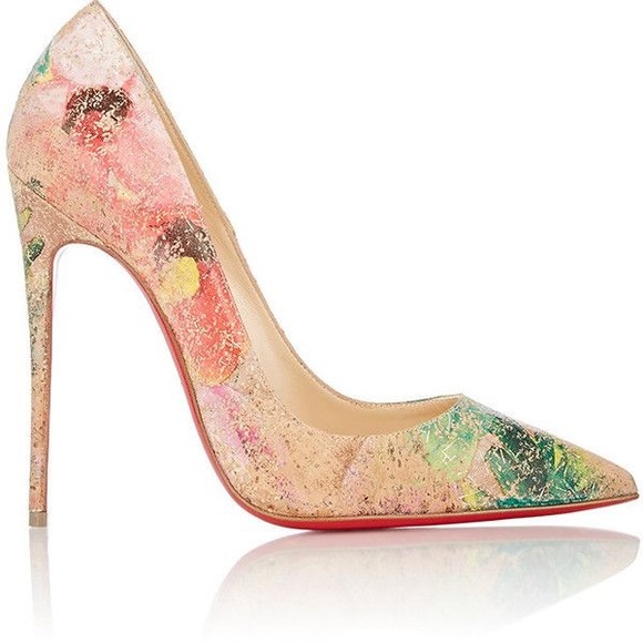 Christian Louboutin Shoes - Christian Louboutin Cork Blooming So Kate 120
